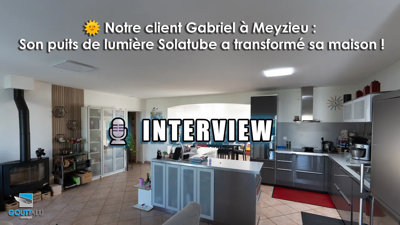 Interview de notre client suite à la pose d’un puits de lumière solatube Interview de notre client suite à la pose d'un puits de lumière solatube